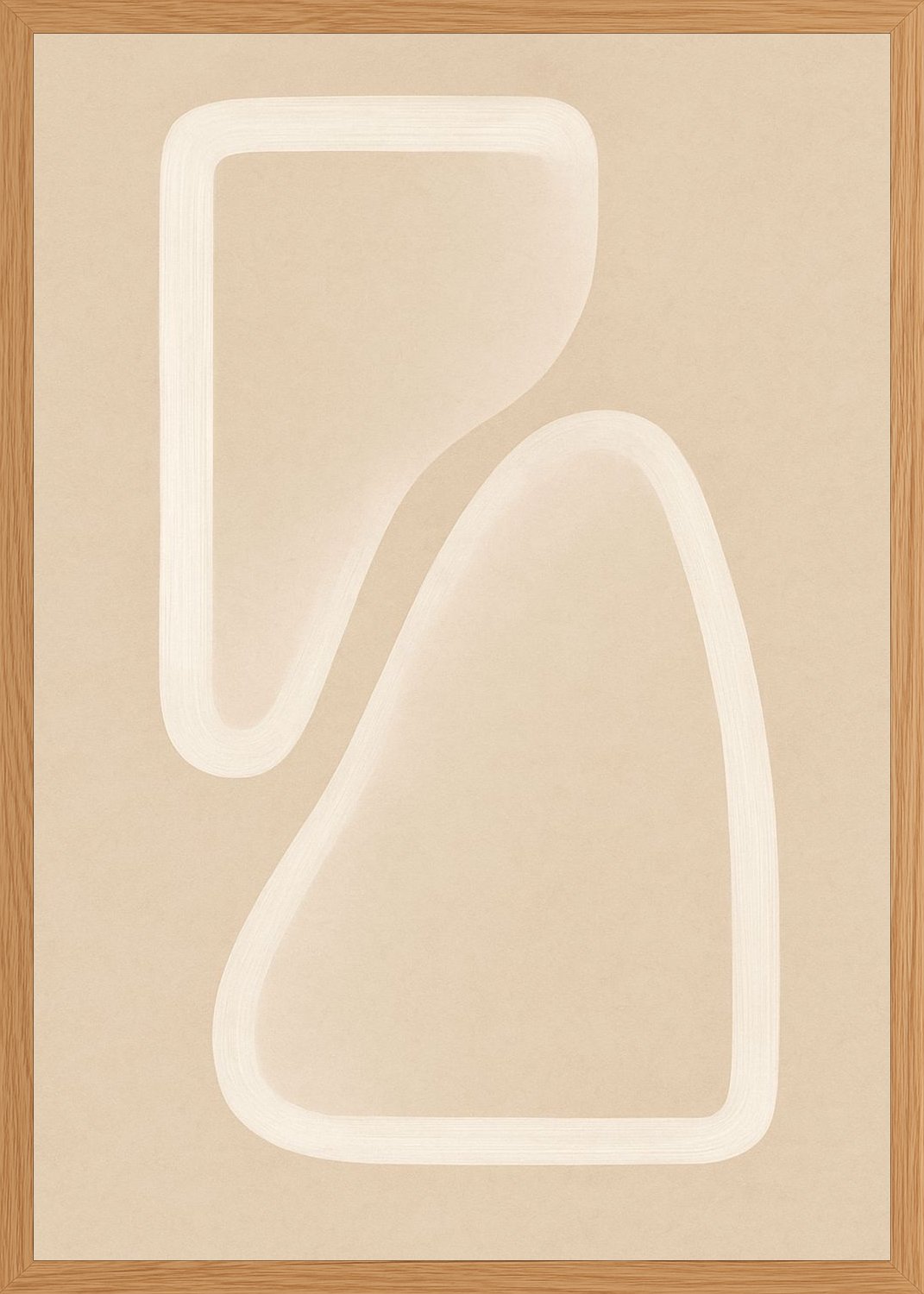 Poster in oak frame
