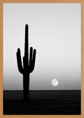 Poster in oak frame