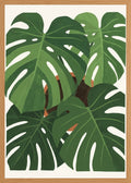 Poster in oak frame