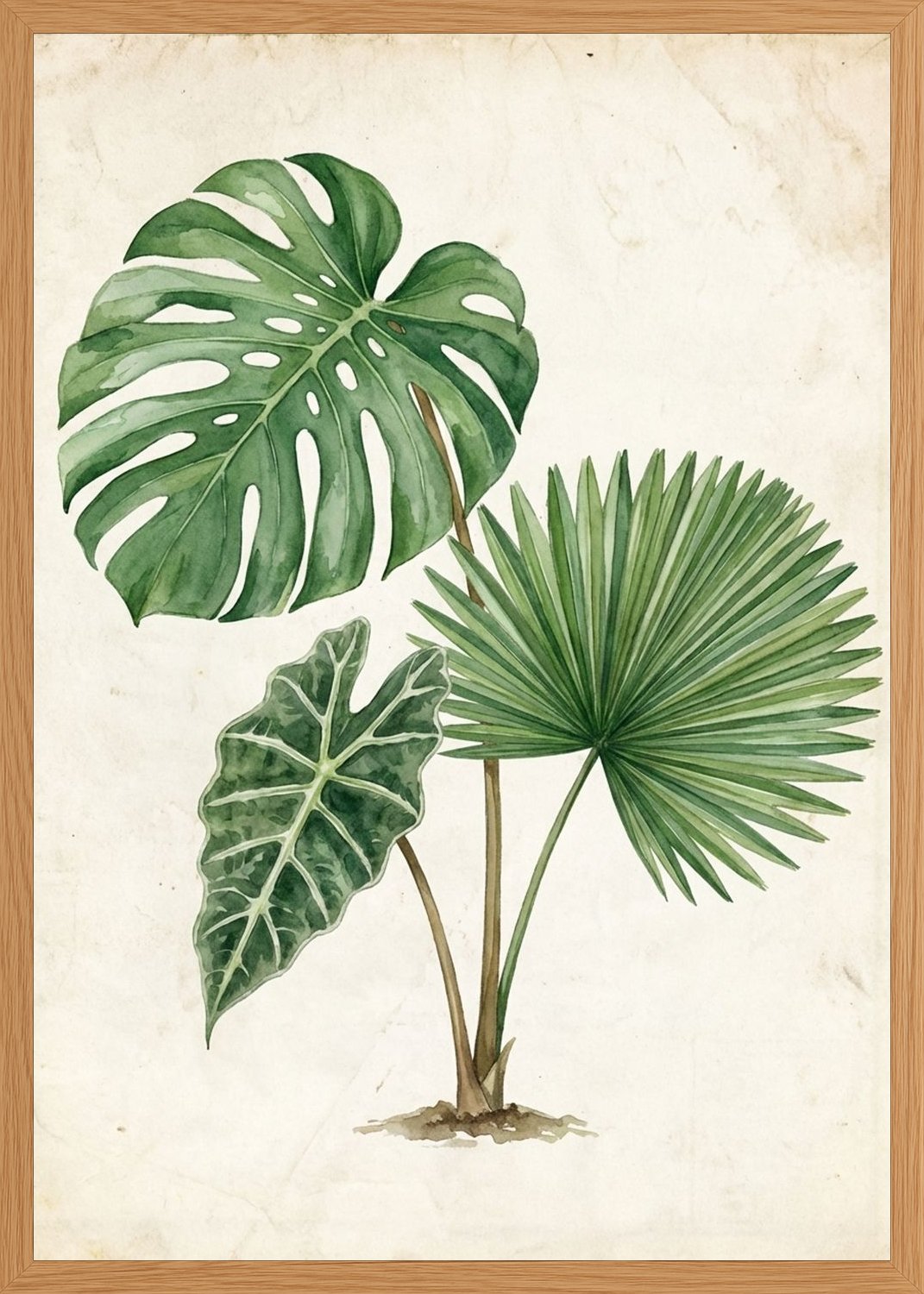 Poster in oak frame