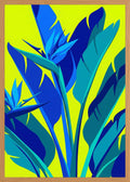 Poster in oak frame
