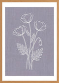 Poster in oak frame