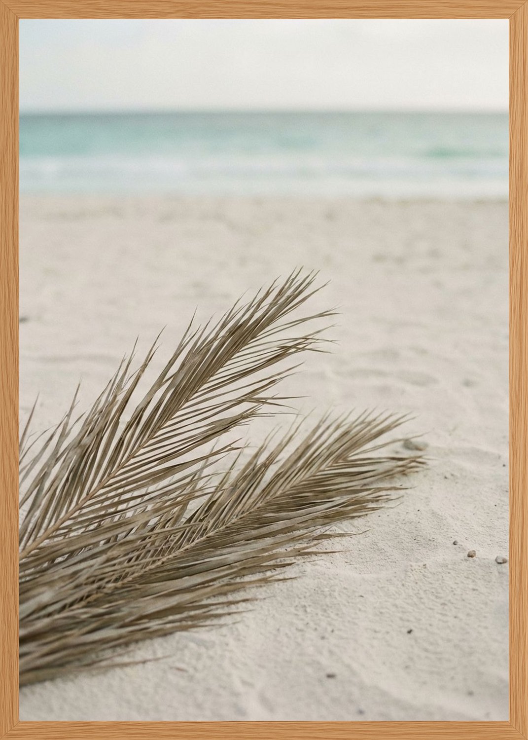 Poster in oak frame