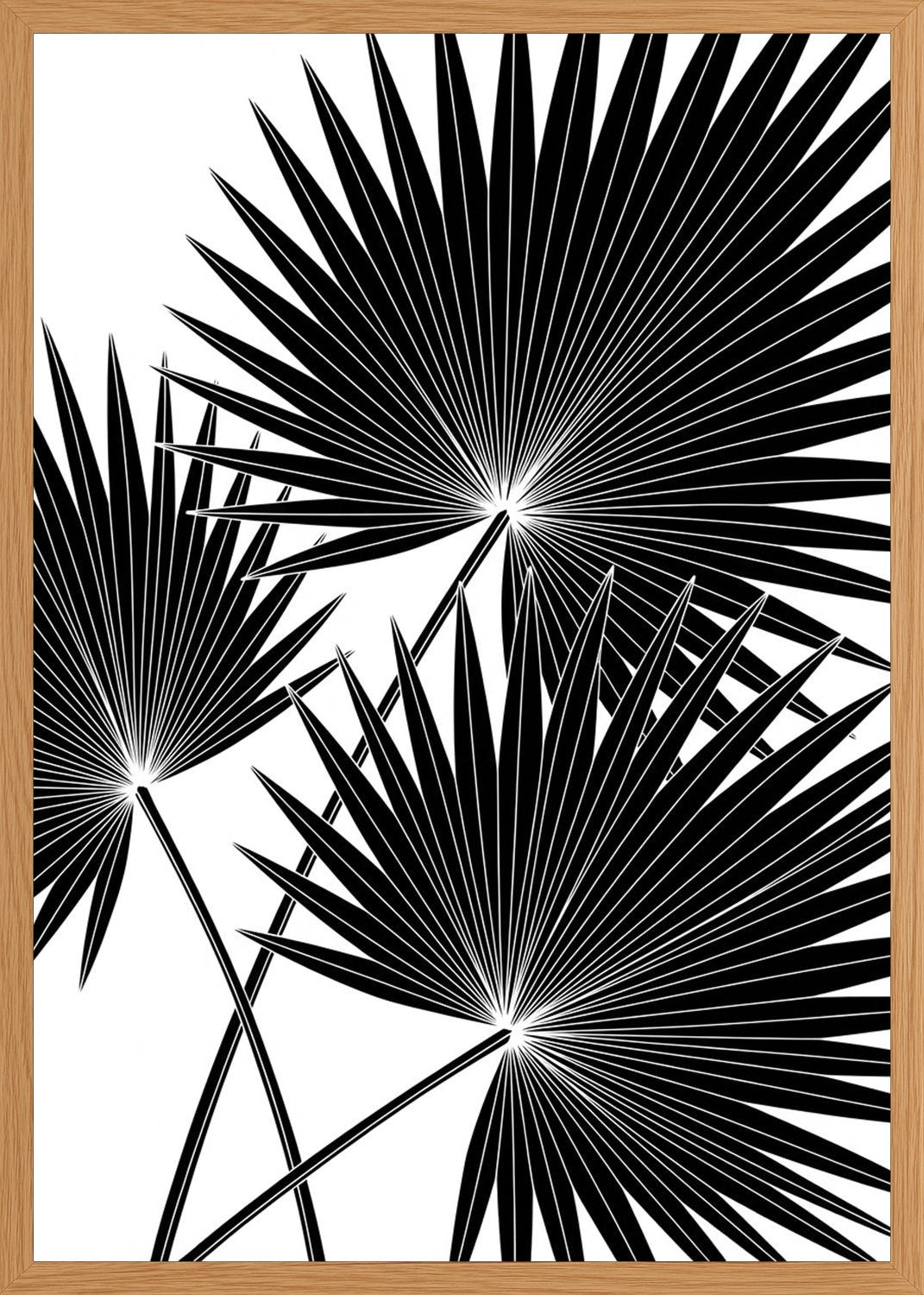 Poster in oak frame