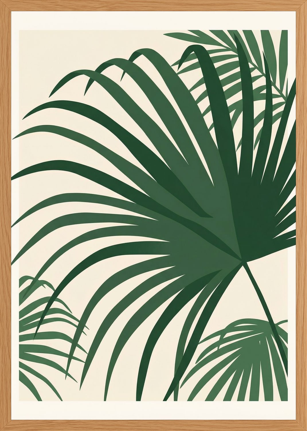 Poster in oak frame