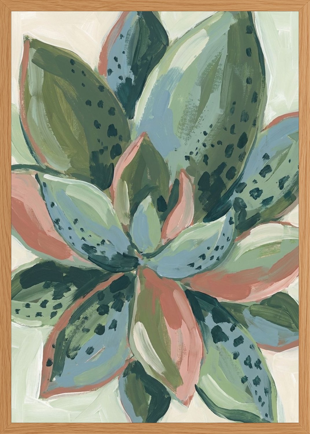 Poster in oak frame