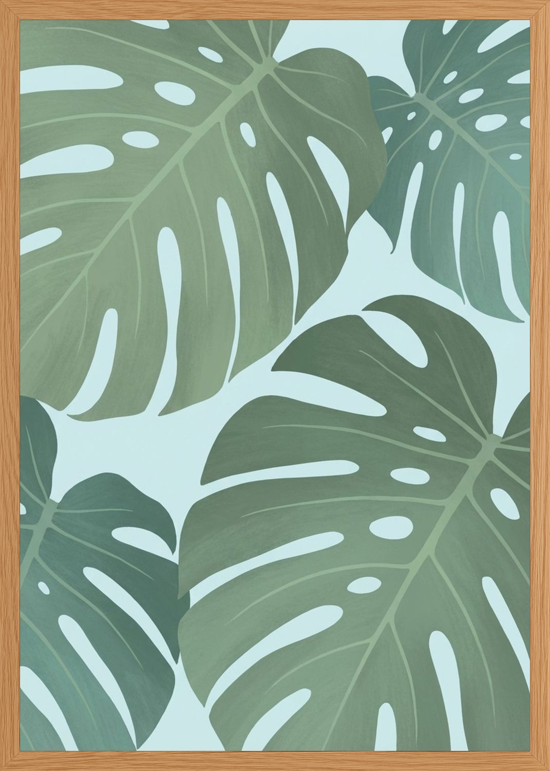 Poster in oak frame