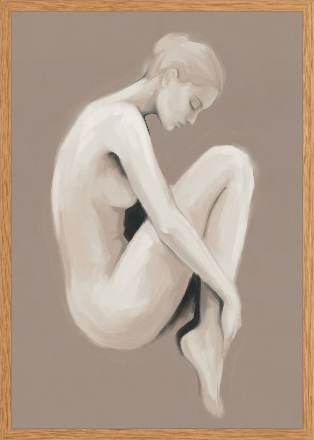Poster in oak frame