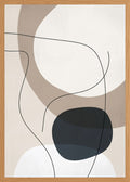 Poster in oak frame