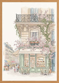 Poster in oak frame