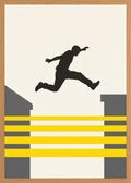 Poster in oak frame
