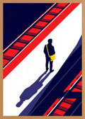 Poster in oak frame