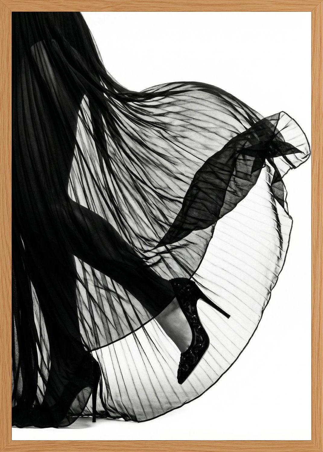 Poster in oak frame