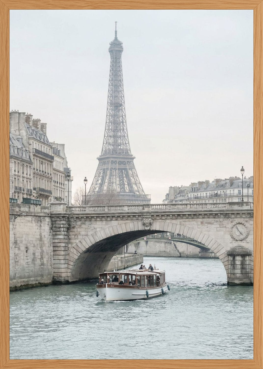 Poster in oak frame