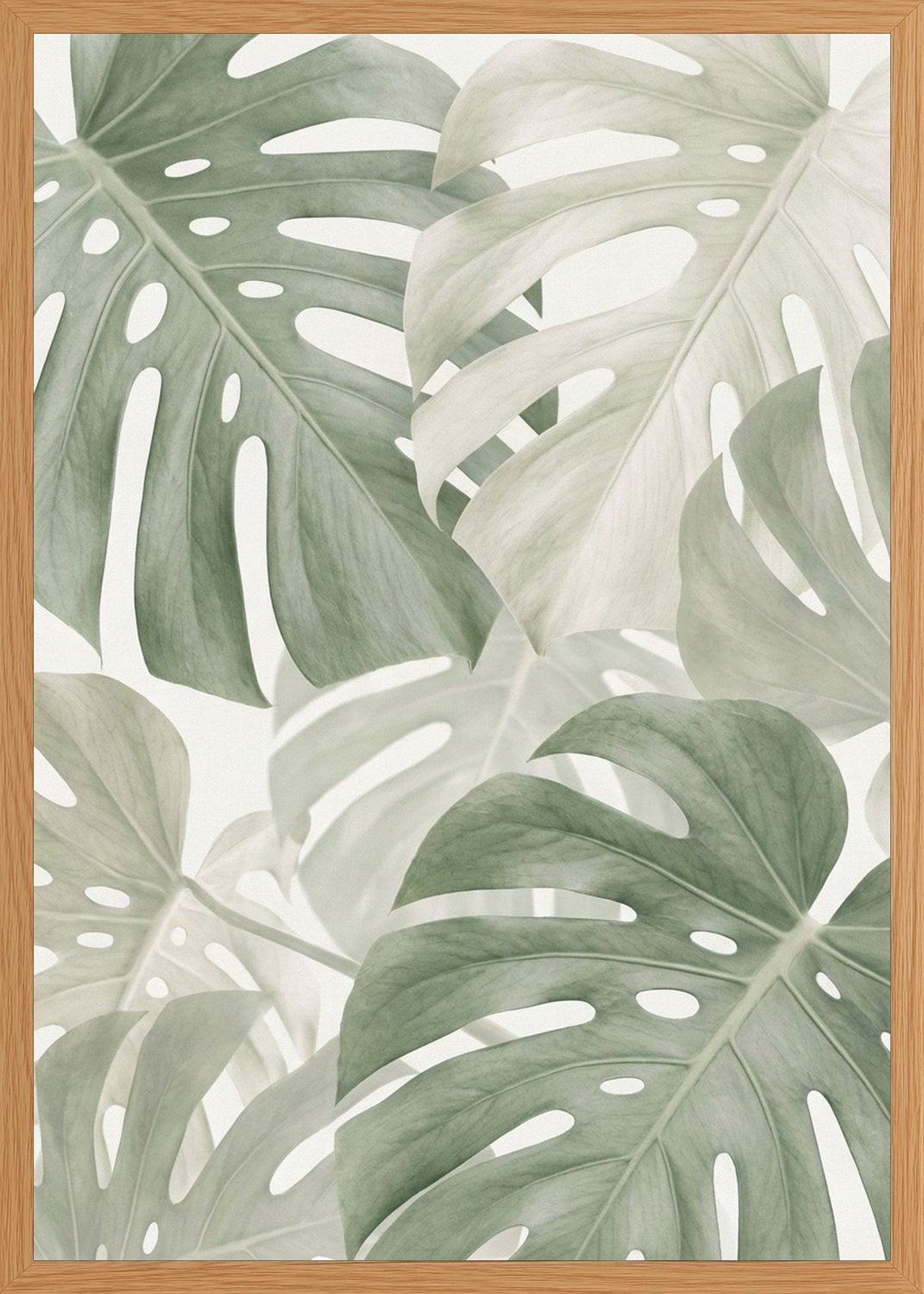 Poster in oak frame