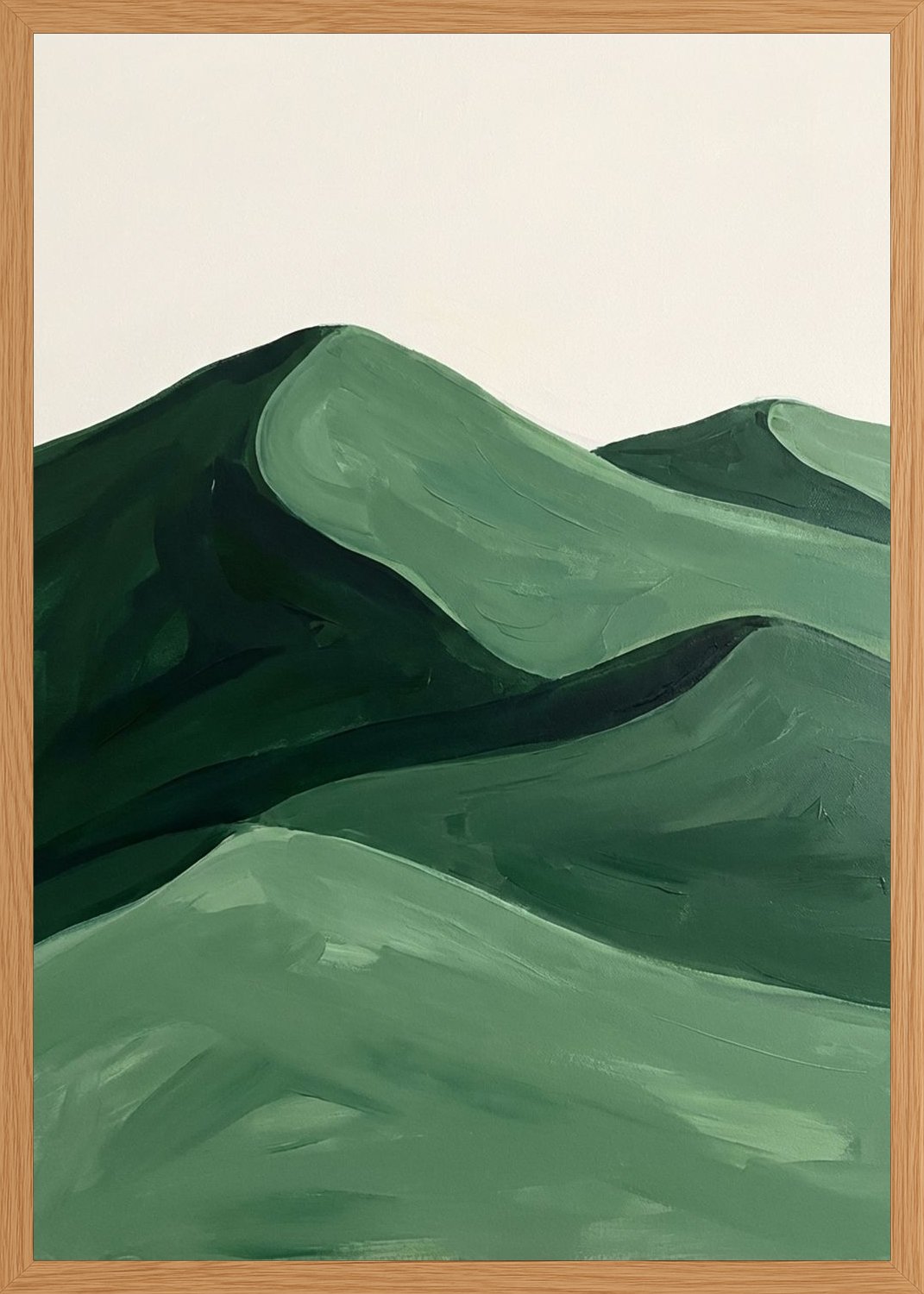 Poster in oak frame