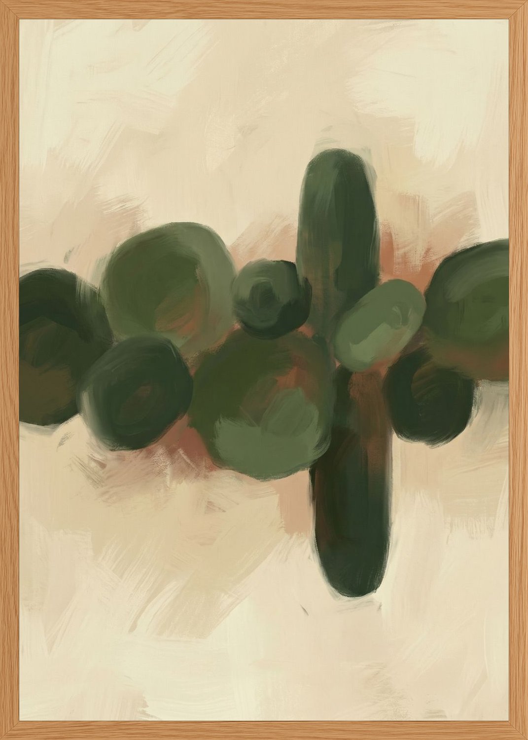 Poster in oak frame