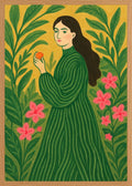 Poster in oak frame