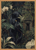 Poster in oak frame