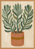 Poster in oak frame