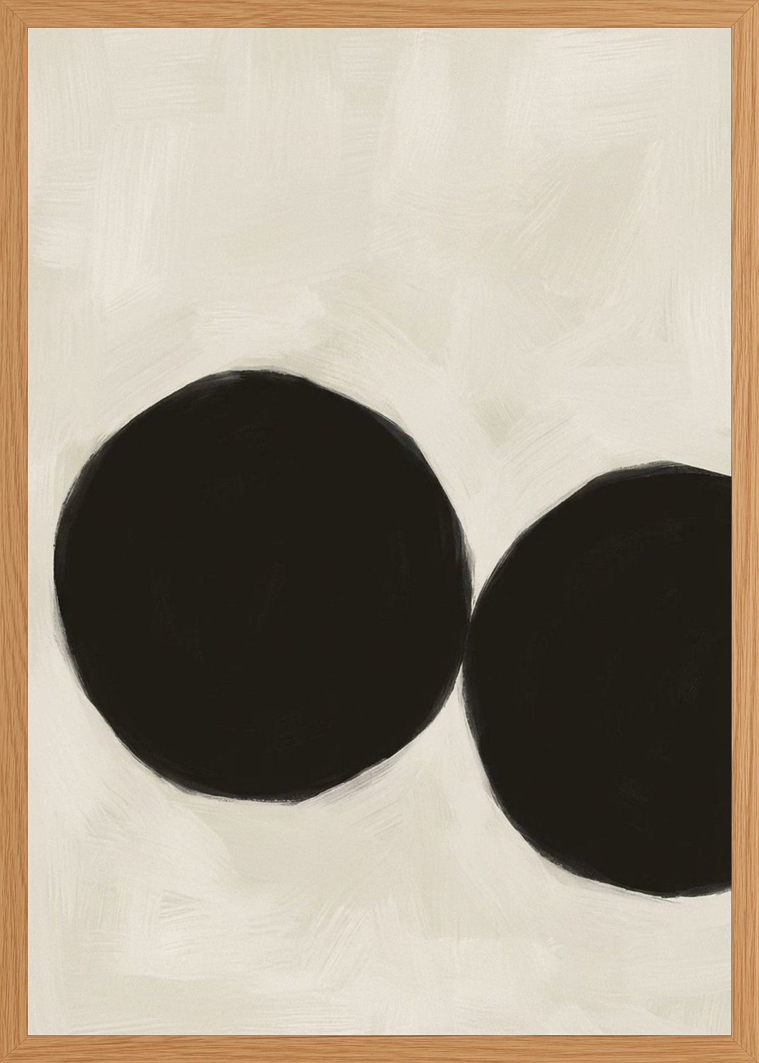 Poster in oak frame