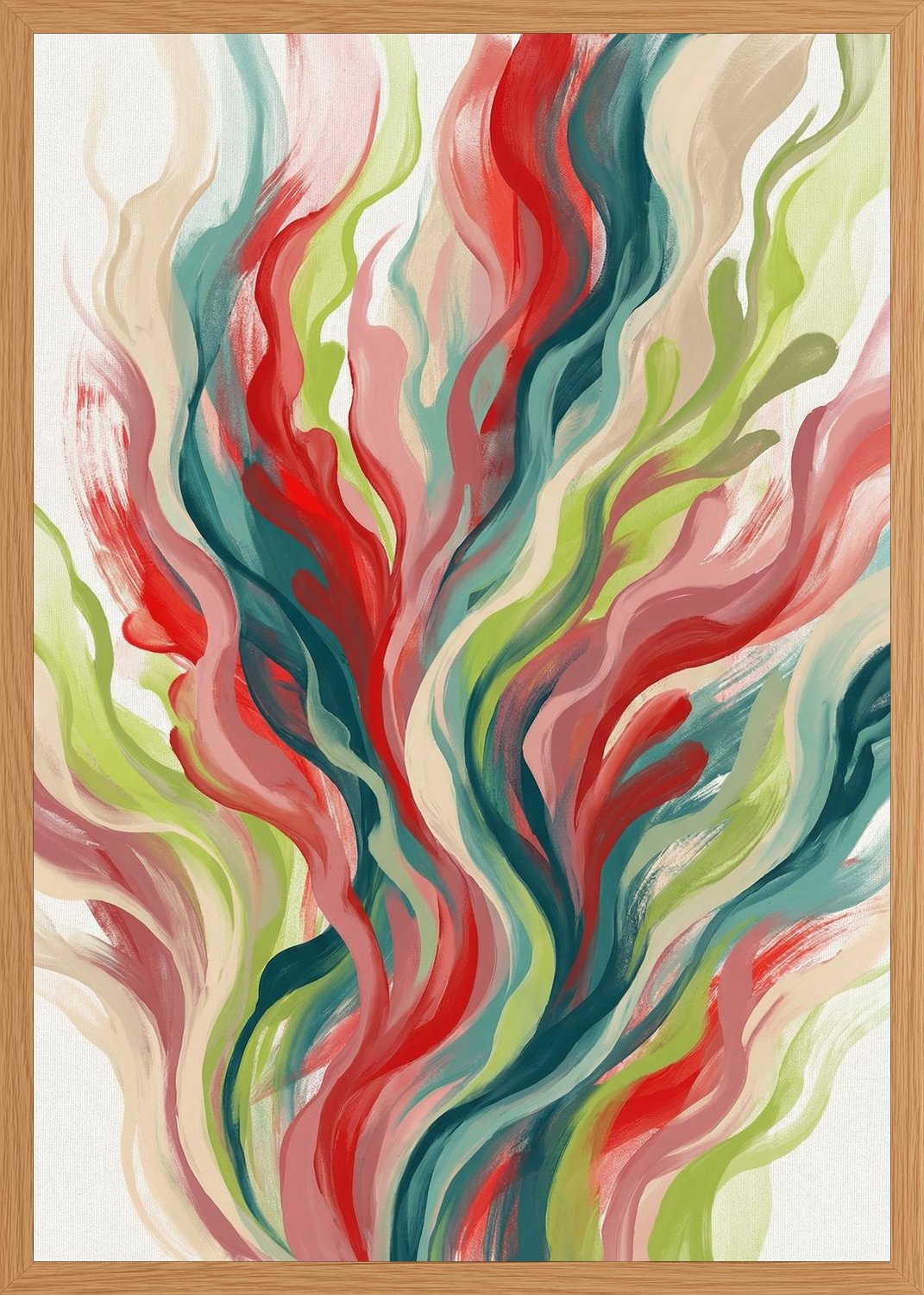 Poster in oak frame