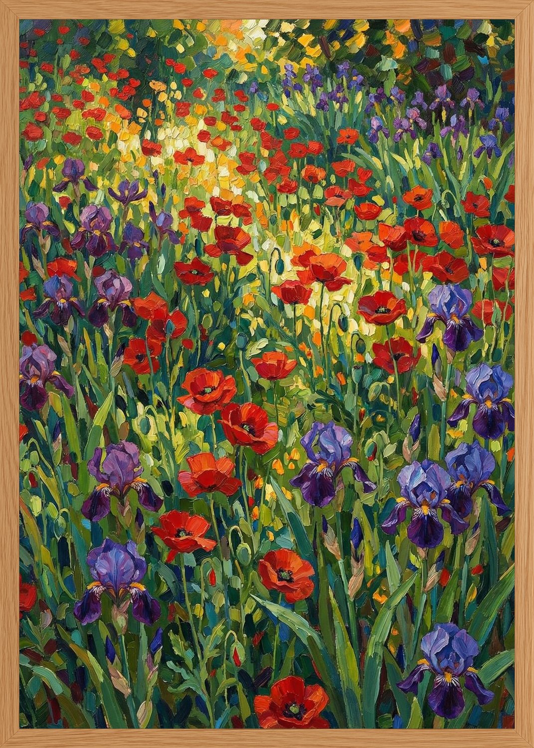 Poster in oak frame