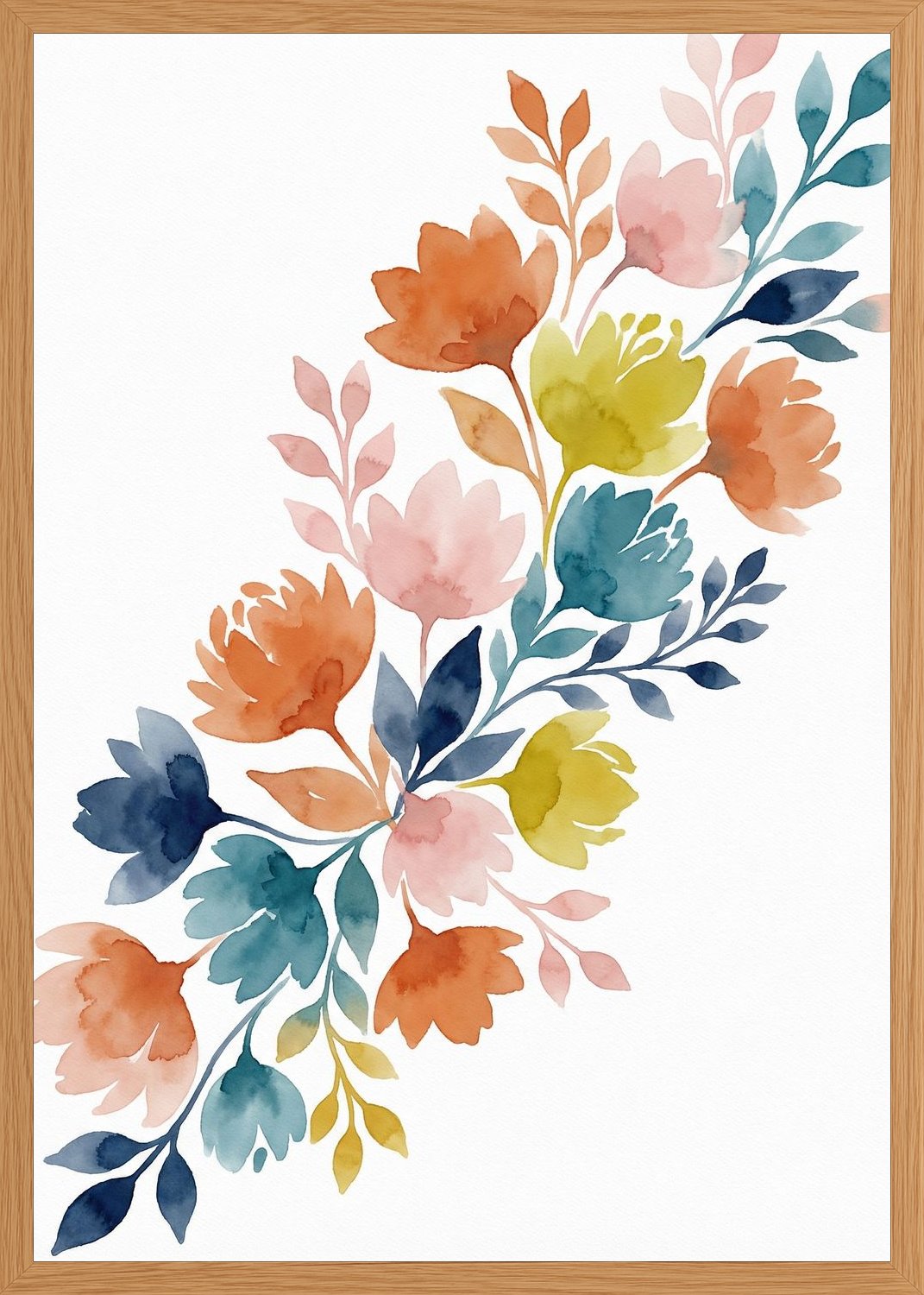 Poster in oak frame