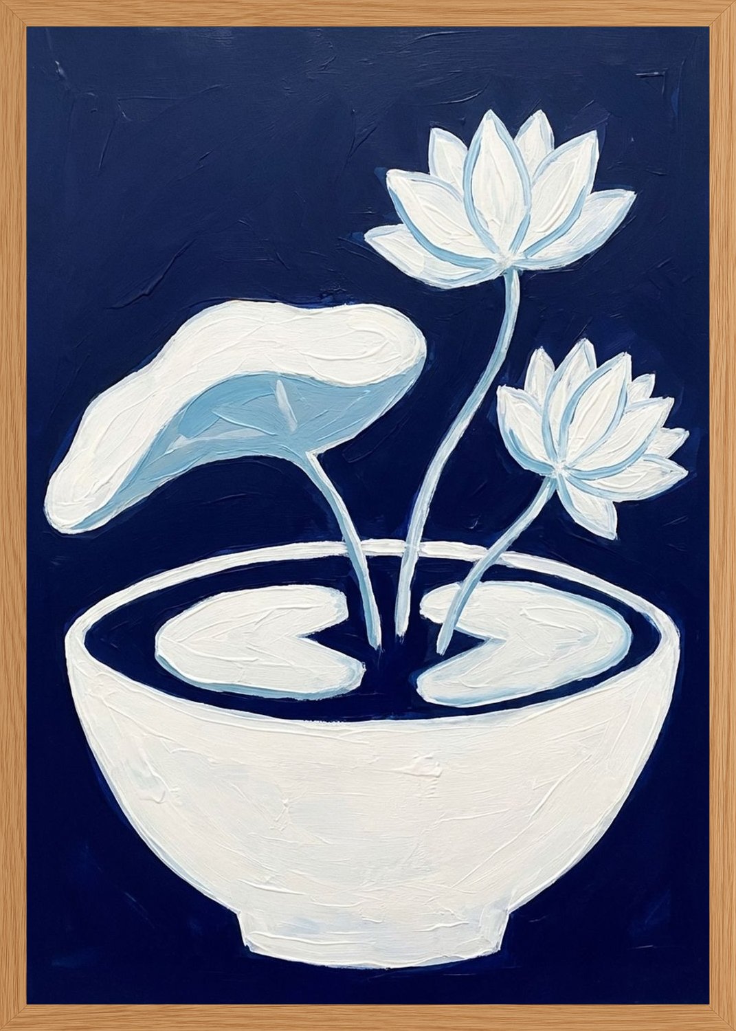 Poster in oak frame