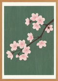 Poster in oak frame