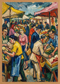 Poster in oak frame