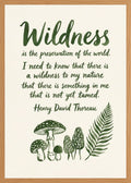 Poster in oak frame