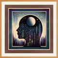 Poster in oak frame