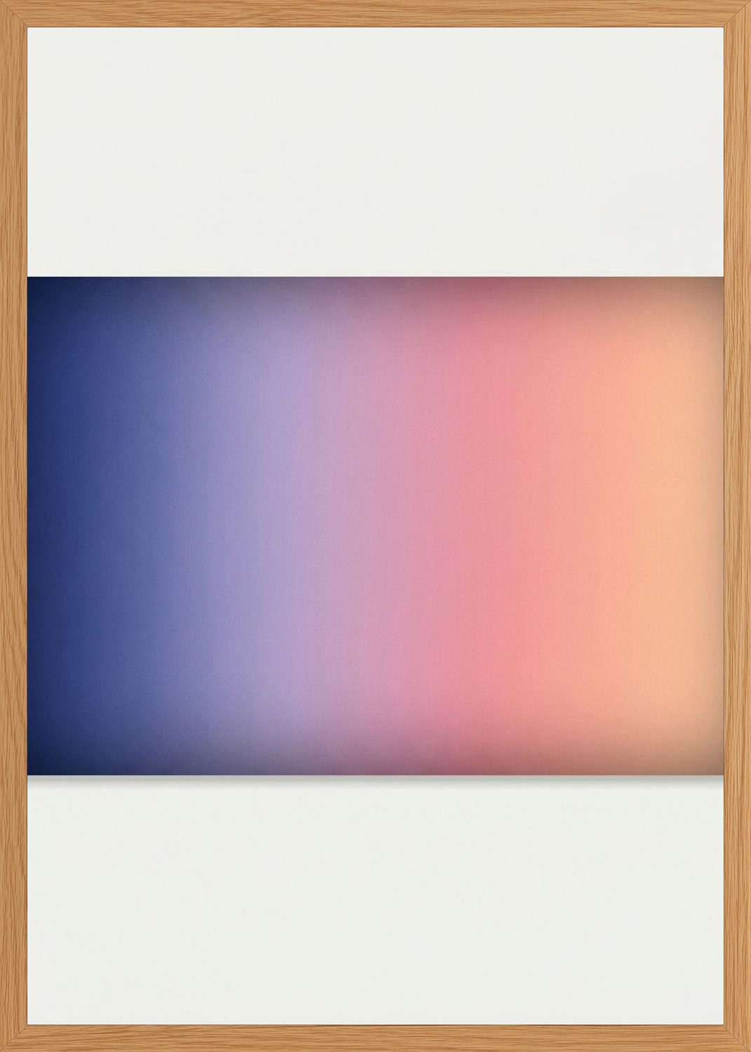 Poster in oak frame