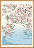 Poster in oak frame
