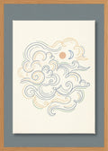 Poster in oak frame
