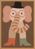Poster in oak frame