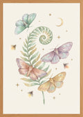 Poster in oak frame