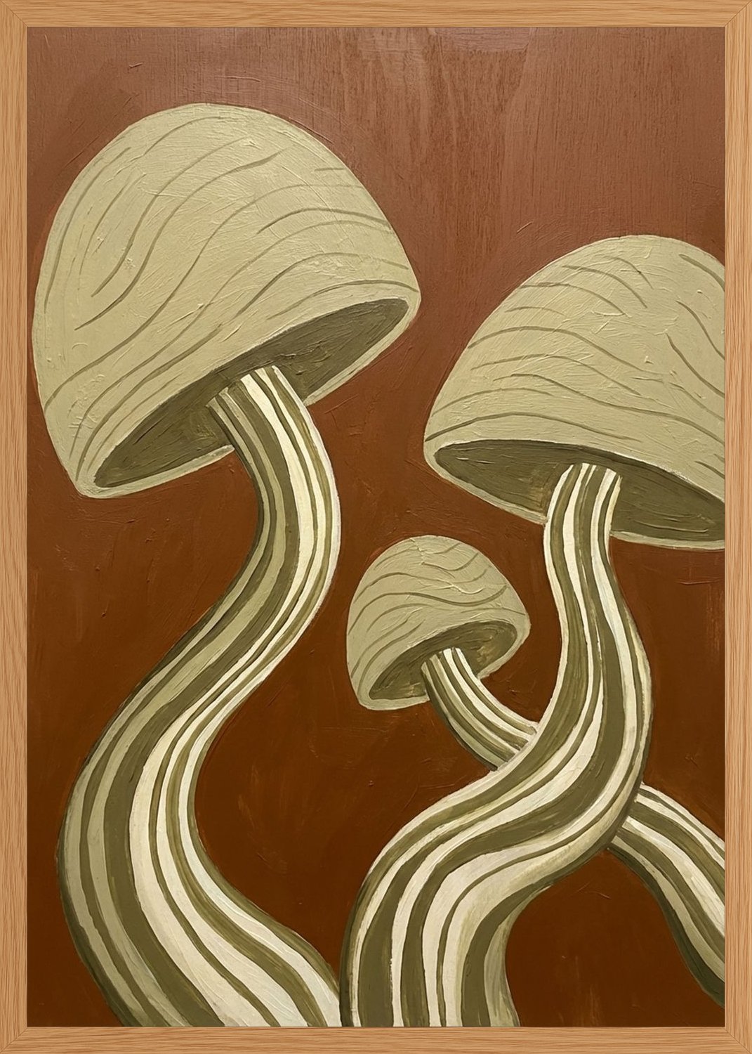 Poster in oak frame