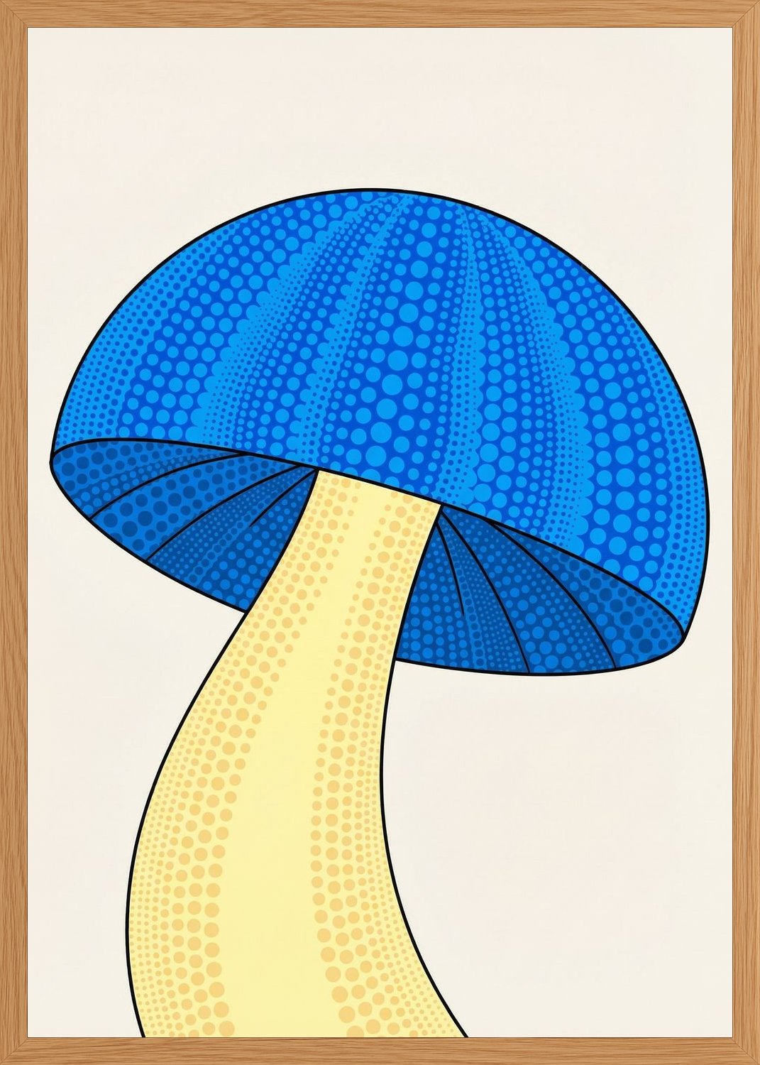 Poster in oak frame