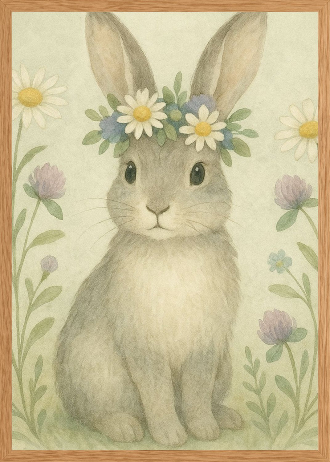 Poster in oak frame
