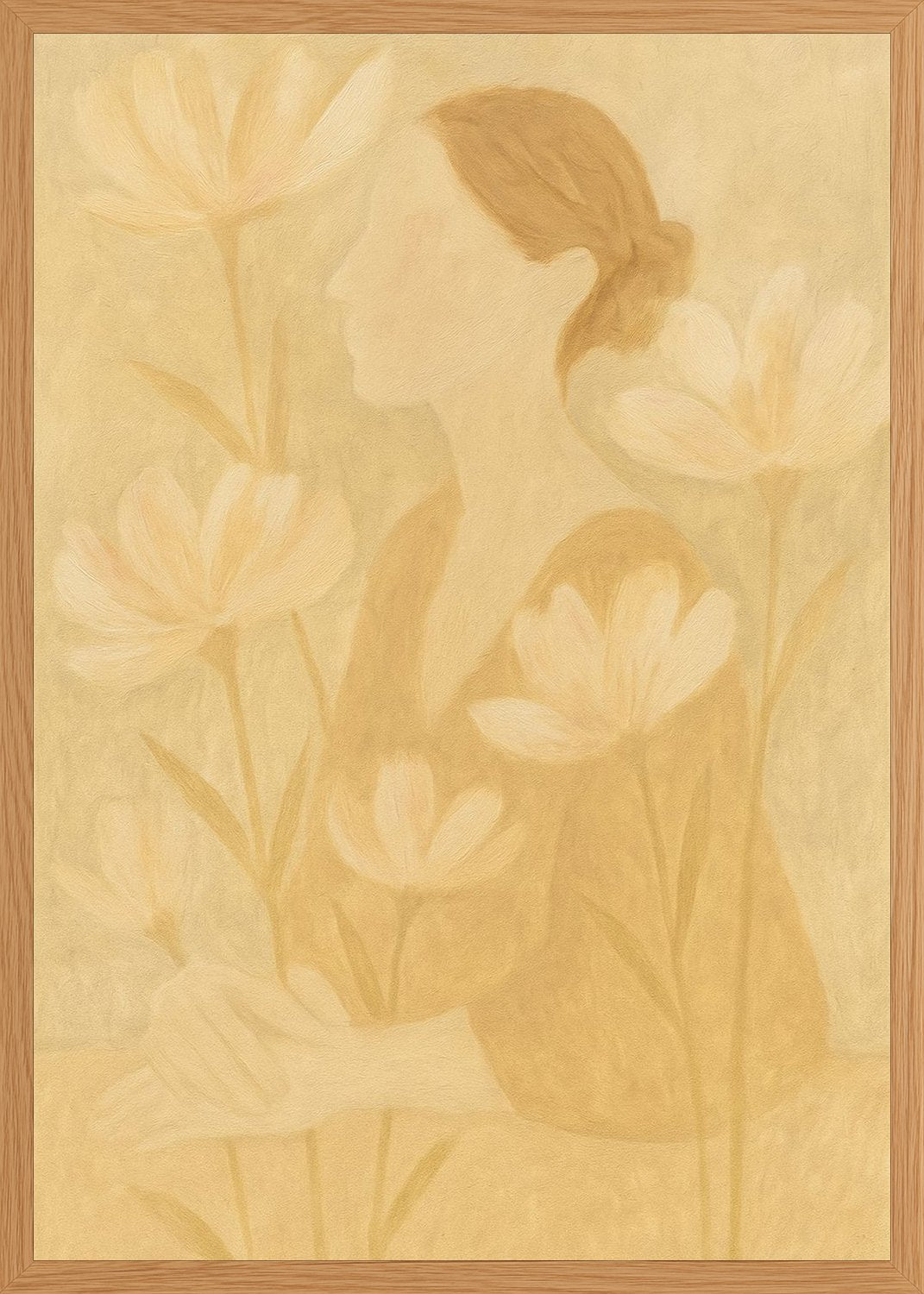 Poster in oak frame
