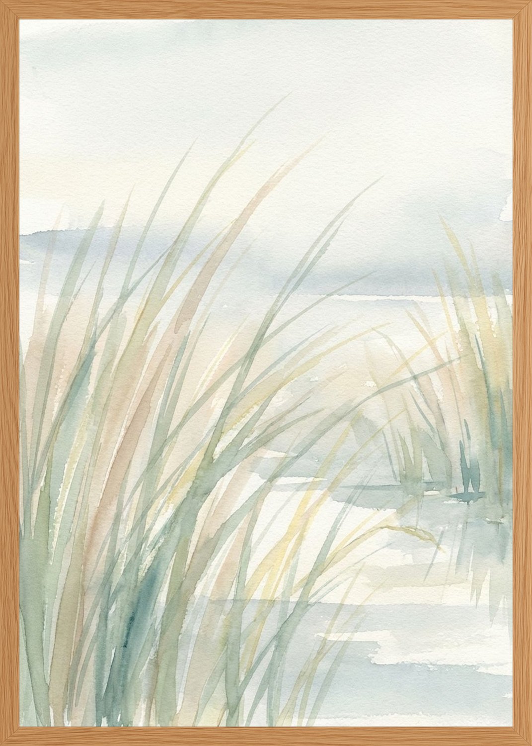 Poster in oak frame