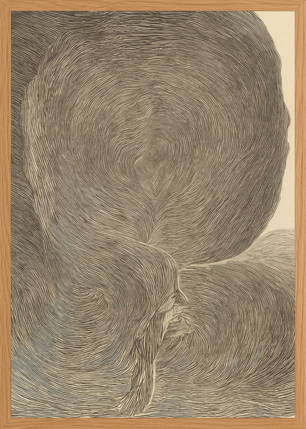 Poster in oak frame