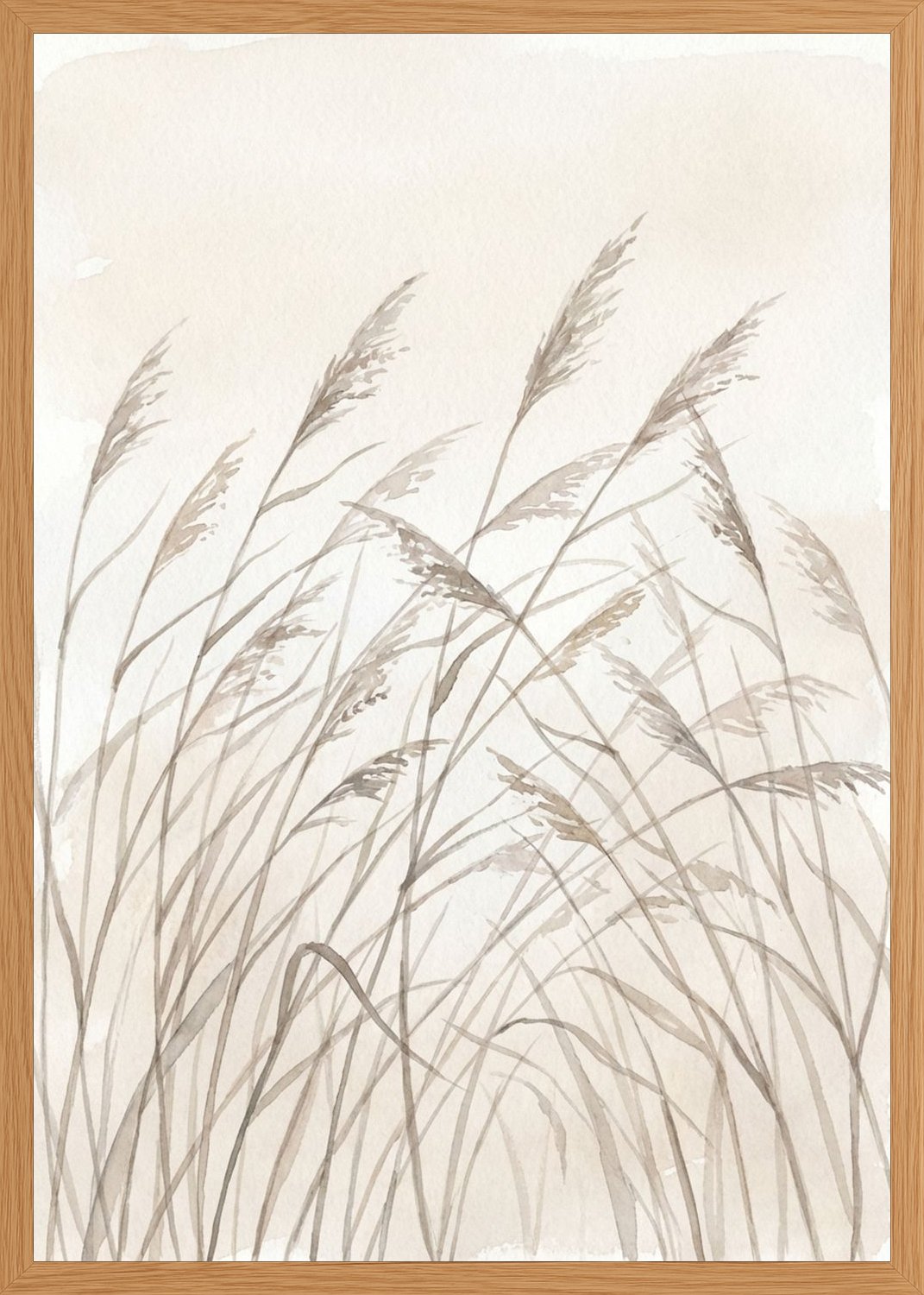 Poster in oak frame