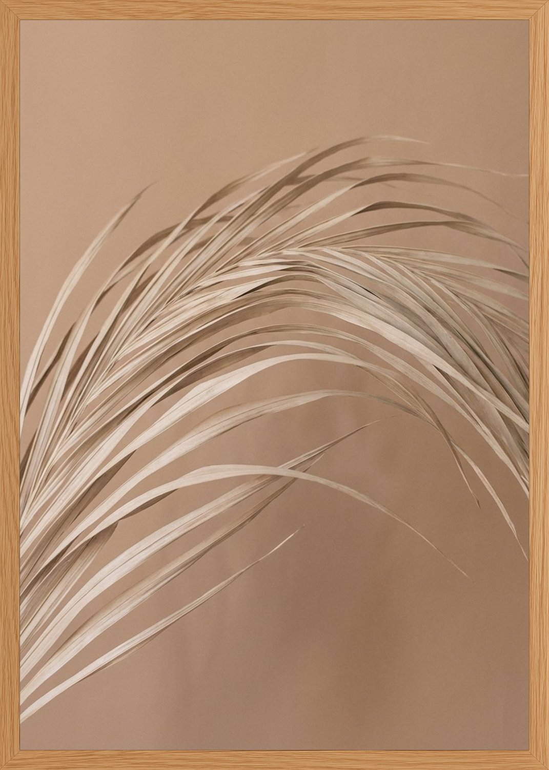 Poster in oak frame