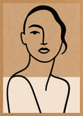 Poster in oak frame