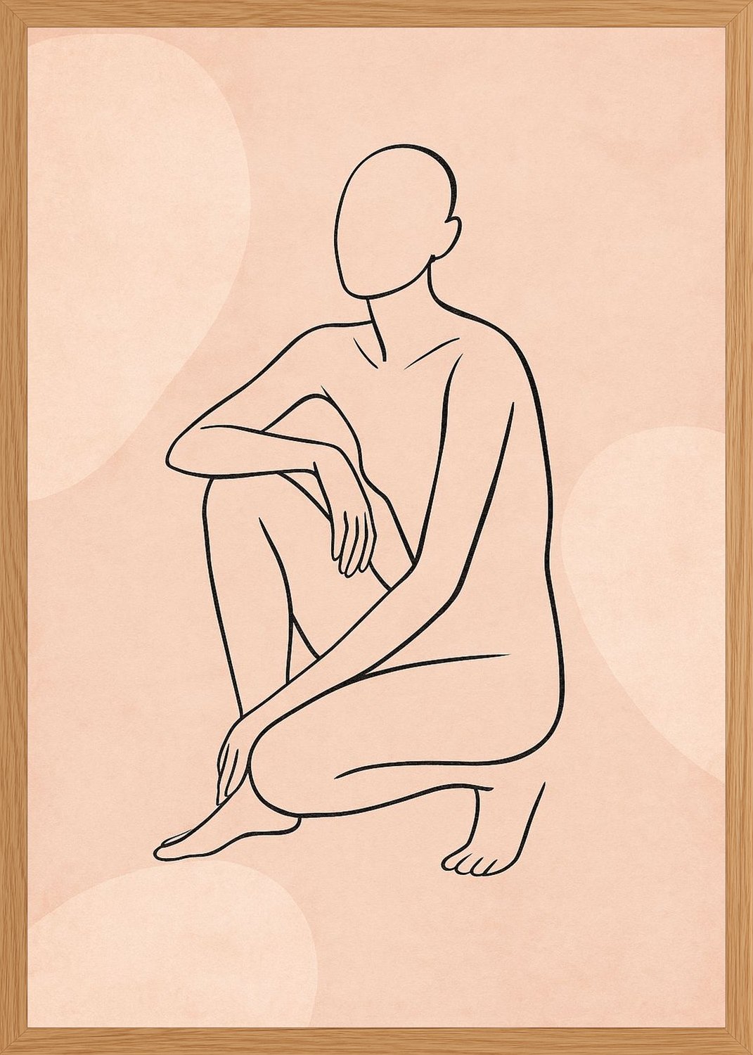 Poster in oak frame
