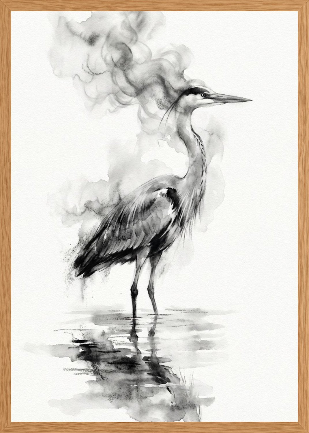 Poster in oak frame
