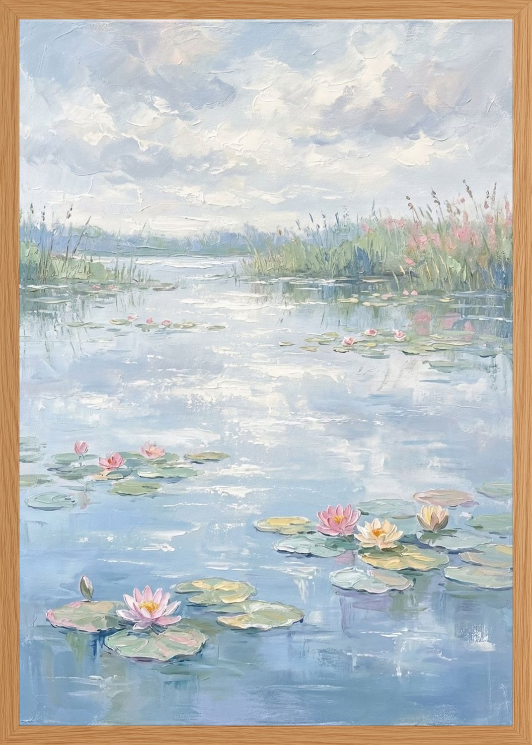 Poster in oak frame